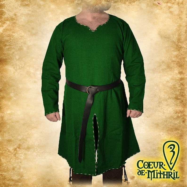 LARP Saxon Long Tunic Green