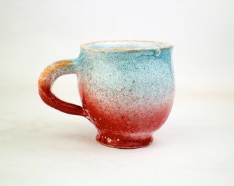 Handmade Stoneware Coffee Mug, Pottery Tea Cup (300ml)