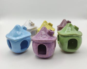 Handmade Ceramic House, Wedding Favor, Party Guest Gift