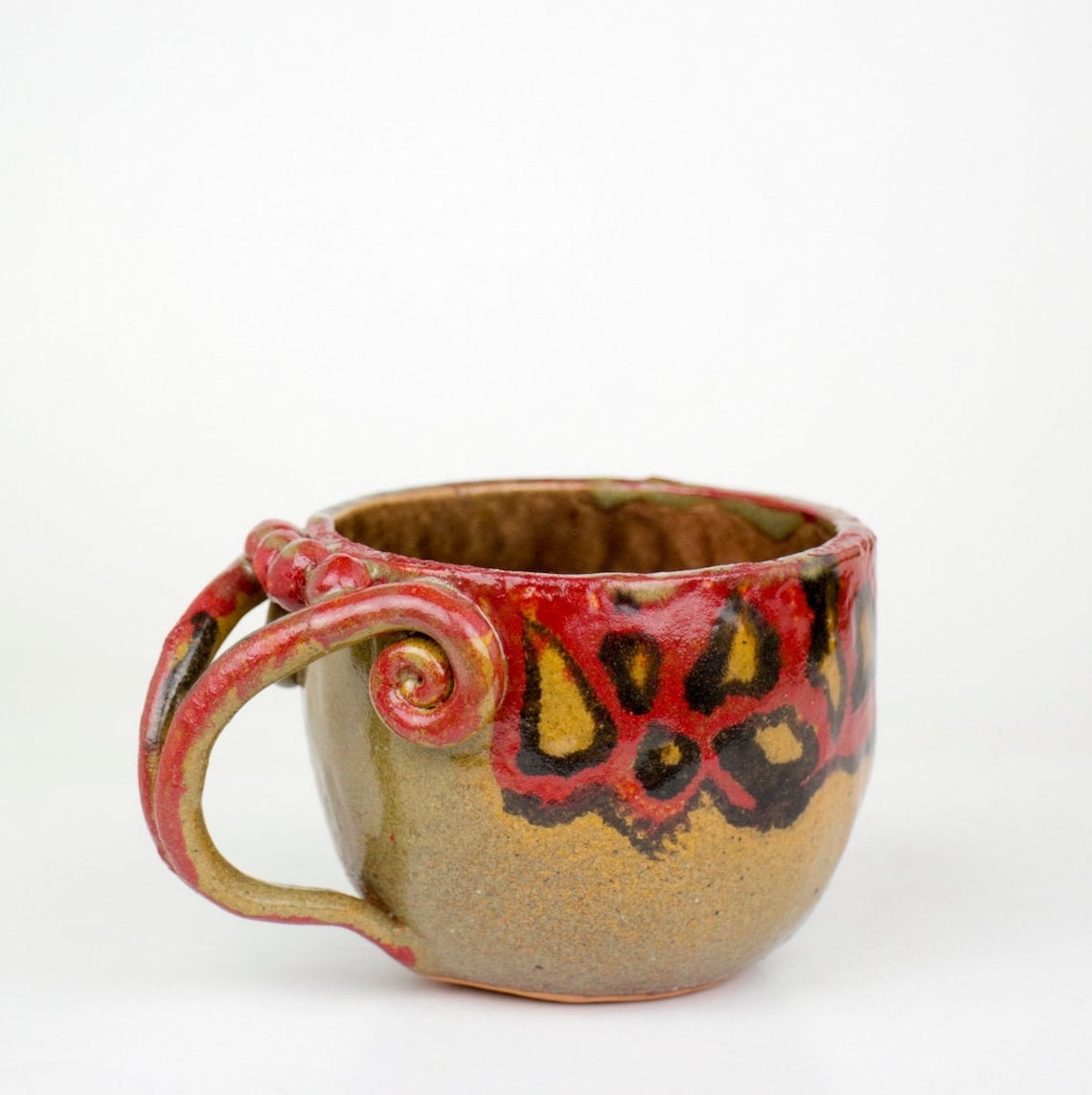 Handmade Ceramic Coffee Cup Tea Cup One Piece Pinch Pot Etsy