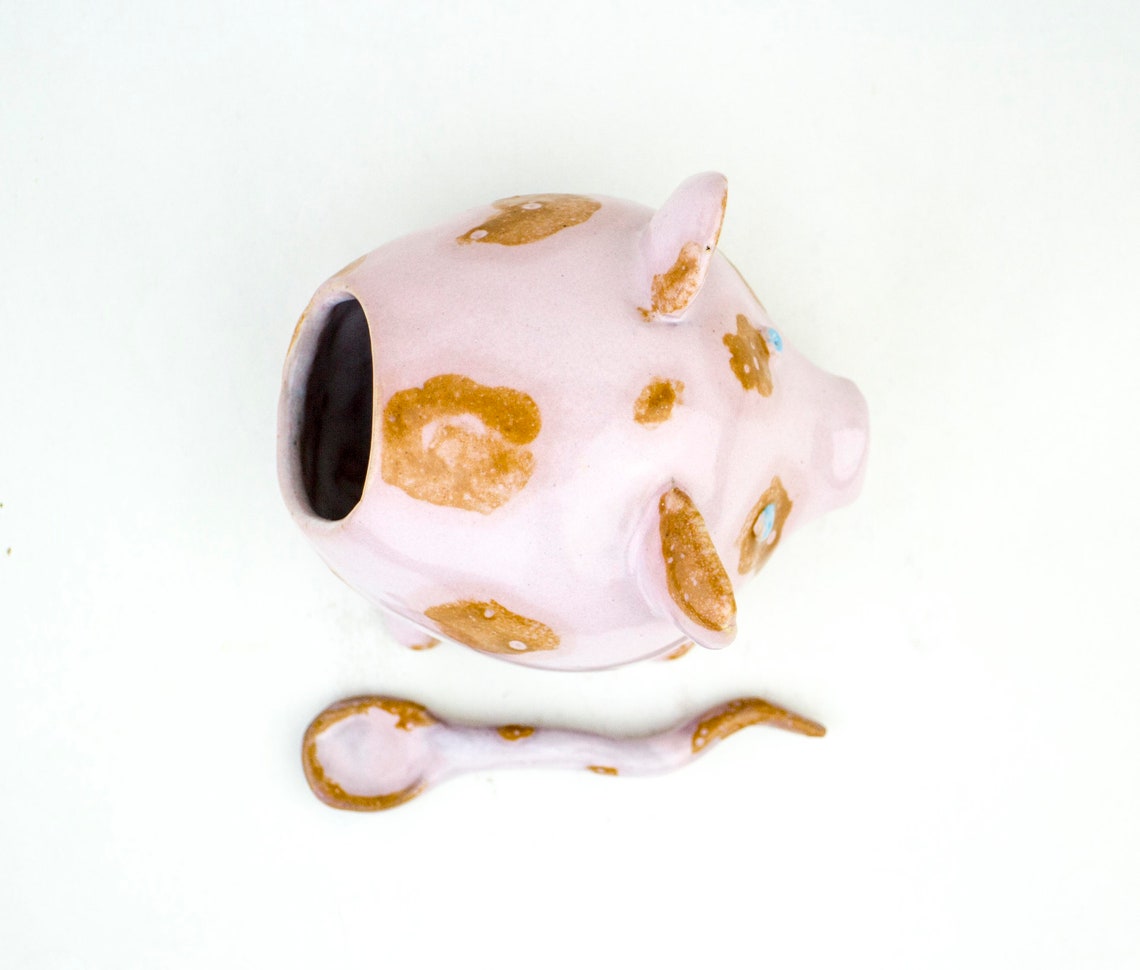 Salt pig ceramic salt pig lovely handmade ceramic salt pig Etsy
