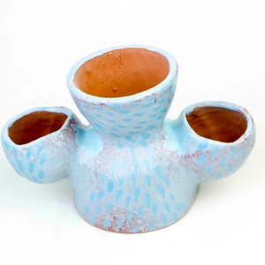Succulent pot 3 in 1 , cactus pot, ceramic succulent pot, ceramics and pottery, pinch pot, succulent planter, flower pot, office pot