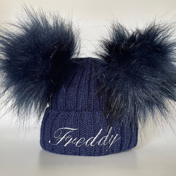 Baby Hat Pom Poms Etsy