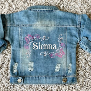 Personalised Baby/Toddler Denim Jacket