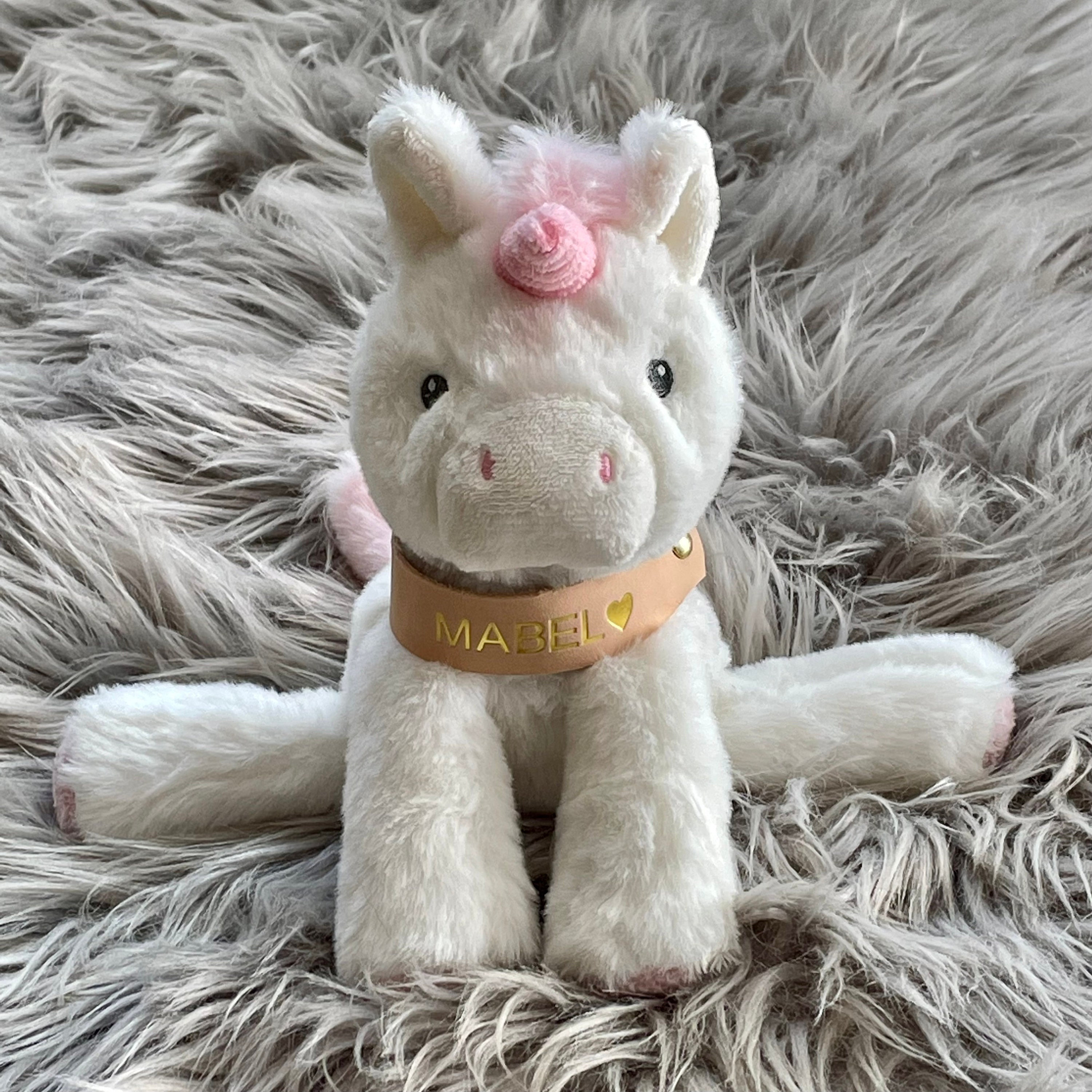 Personalised Unicorn Soft Toy, Zippie Unicorn Teddy, Unicorn Gifts