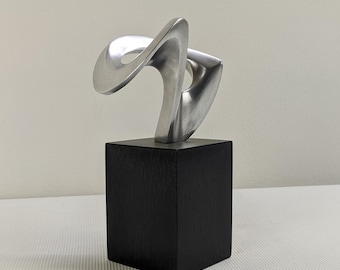 Hand-Welded Metal Female Torso Sculpture: Beata - Modern Abstract