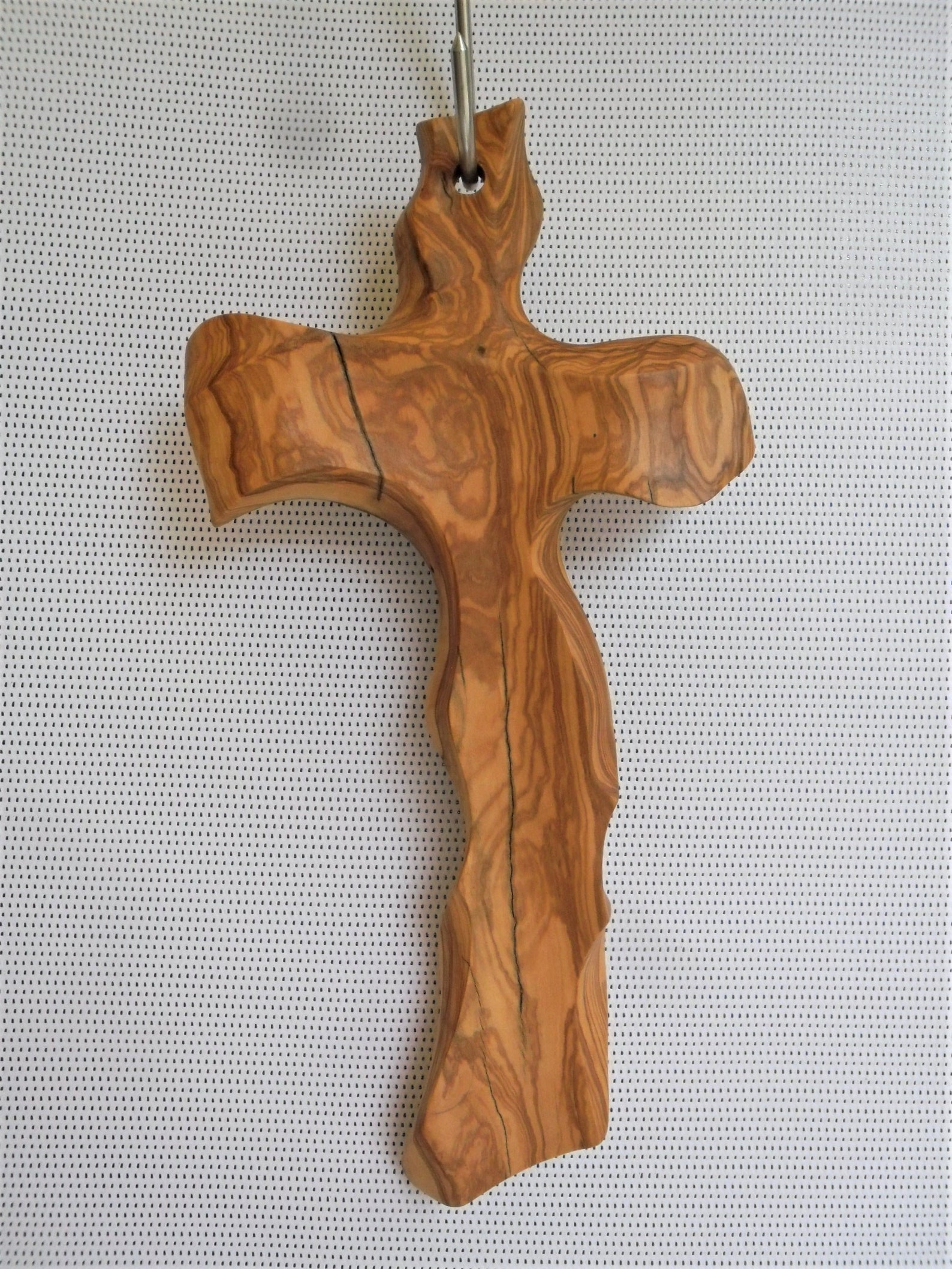 Hand Made Olive Wood Wall cross Olive wood crucifix Unique Etsy
