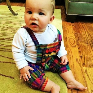 FREE SHIPPING to US!!! Handmade Patchwork Overalls