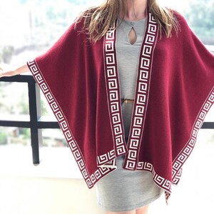 Alpaca Cotton Blend Poncho
