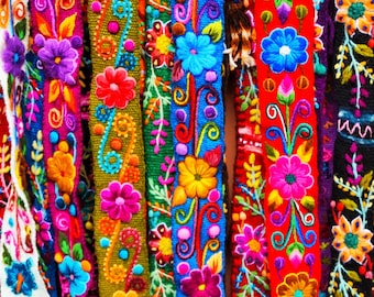 FREE SHIPPING to US- Handmade Peruvian Crochet Belt