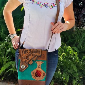Peruvian Handmade Veganas Suede Purse