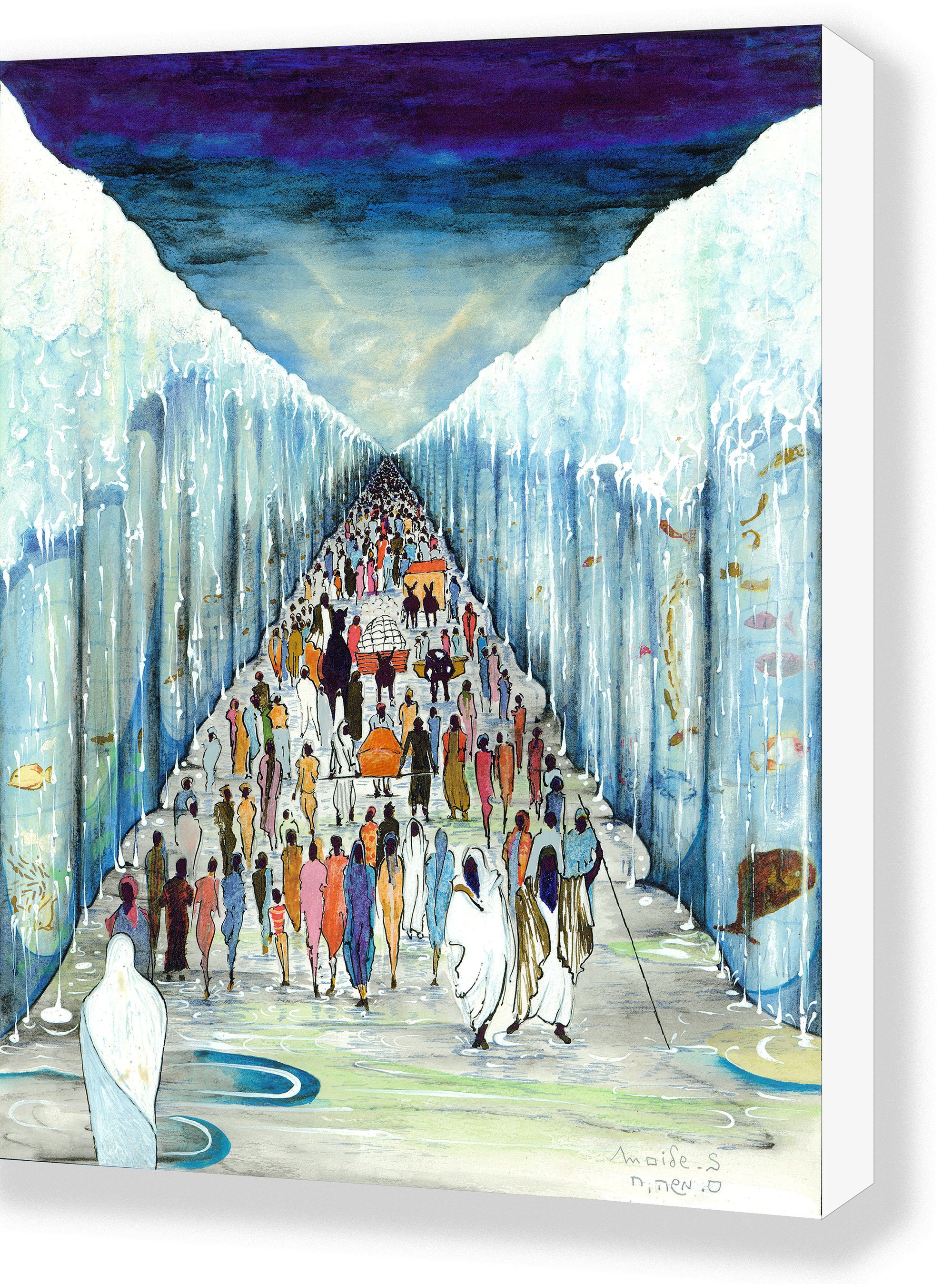 Yam Suf crossing the Sea Etsy