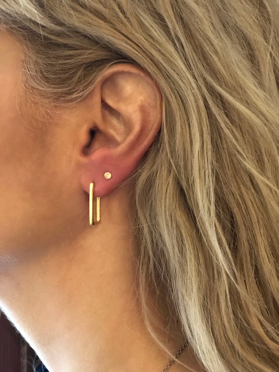 gold hoops wire hoop earrings ovate hoop earrings Hoop earrings