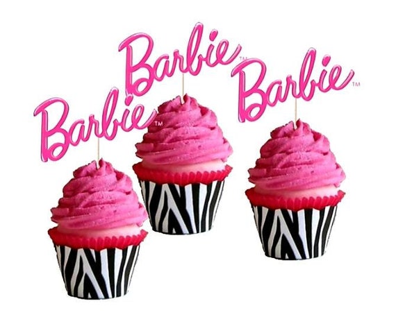barbie cupcake set