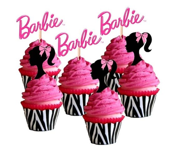 barbie cupcake rings
