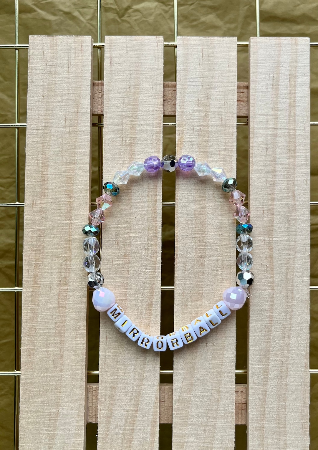 Taylor Swift Inspired Mirrorball Friendship Bracelet Etsy