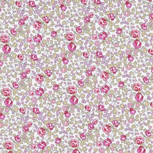 Tessuto Liberty Eloïse rosa da 25 cm