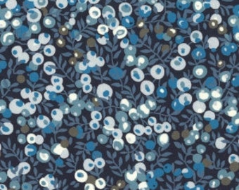 Liberty Wiltshire fabric multi blue by 25 cm