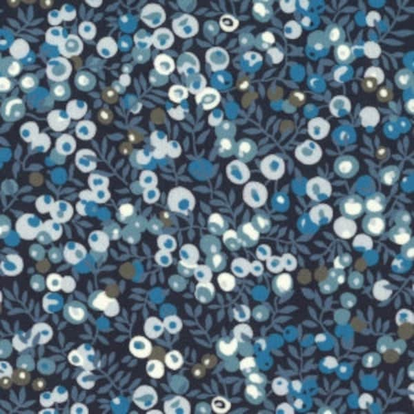 Liberty Wiltshire fabric multi blue by 25 cm