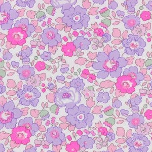 Liberty Betsy Fluo lilac fabric by 25 cm