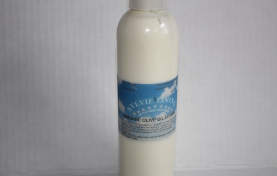 ORGANIC Extra Virgin Olive Oil and Vitamin E lotion / Organic Vegan Lotion