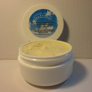 Lavanda Té Verde Intensa Crema Hidratante Cara / Vegan Face Cream