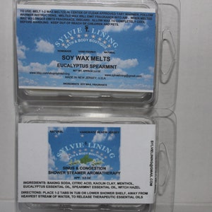 Shower Steamers And Soy Wax Melts Combo / Vegan Soy Wax Tarts And Shower Steamers / Aromatherapy / Save On Combo Pack