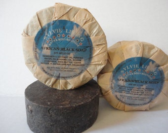 African Black Soap / Vegan All Natural African Black Black Soap / Organic Sensitive Skin Soap / Face Soap / Head To Toe Soap