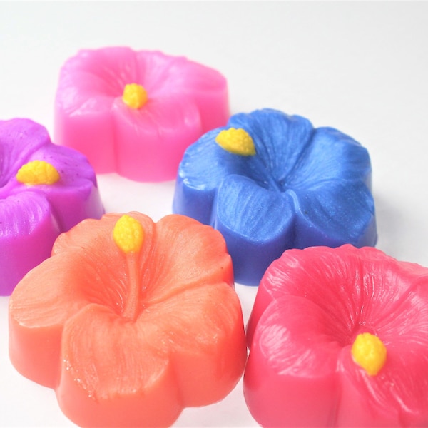 Hibiscus All Natural Zeep / Aloë Vera en Geitenmelk Glycerine Zeep