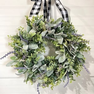 Kitchen Cabinet Wreath, Small Wreath, Wedding Decor, Kitchen Decor, Candle Wreath, Winter Wreath, Christmas