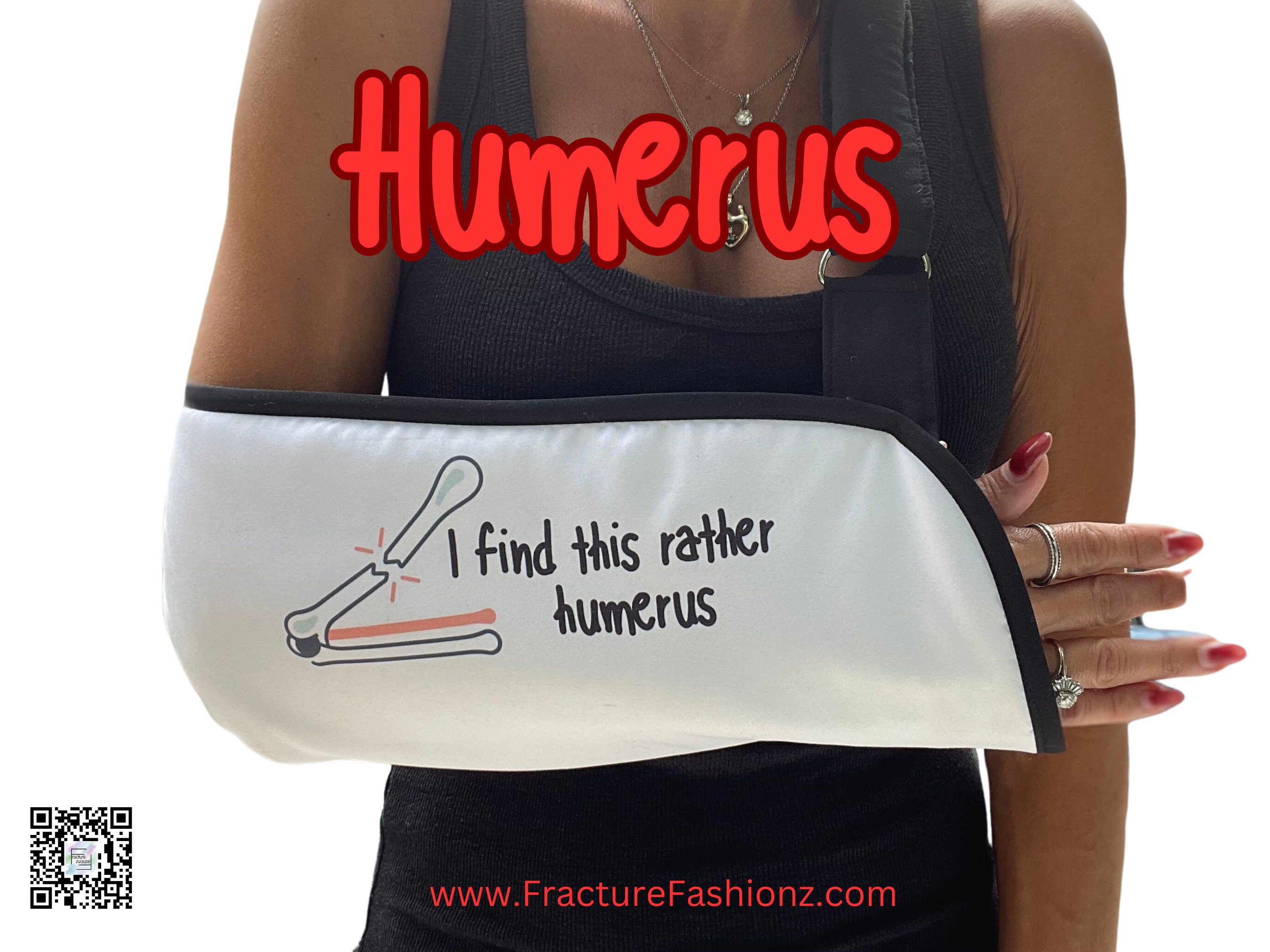 Arm Sling | I find this Humerus Arm Sling - funny padded arm support - sublimated arm sling - gift for injury broken bone