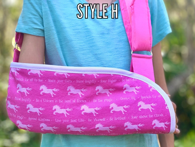 Unicorn Arm Sling Child Arm Sling Adult Arm Sling Etsy