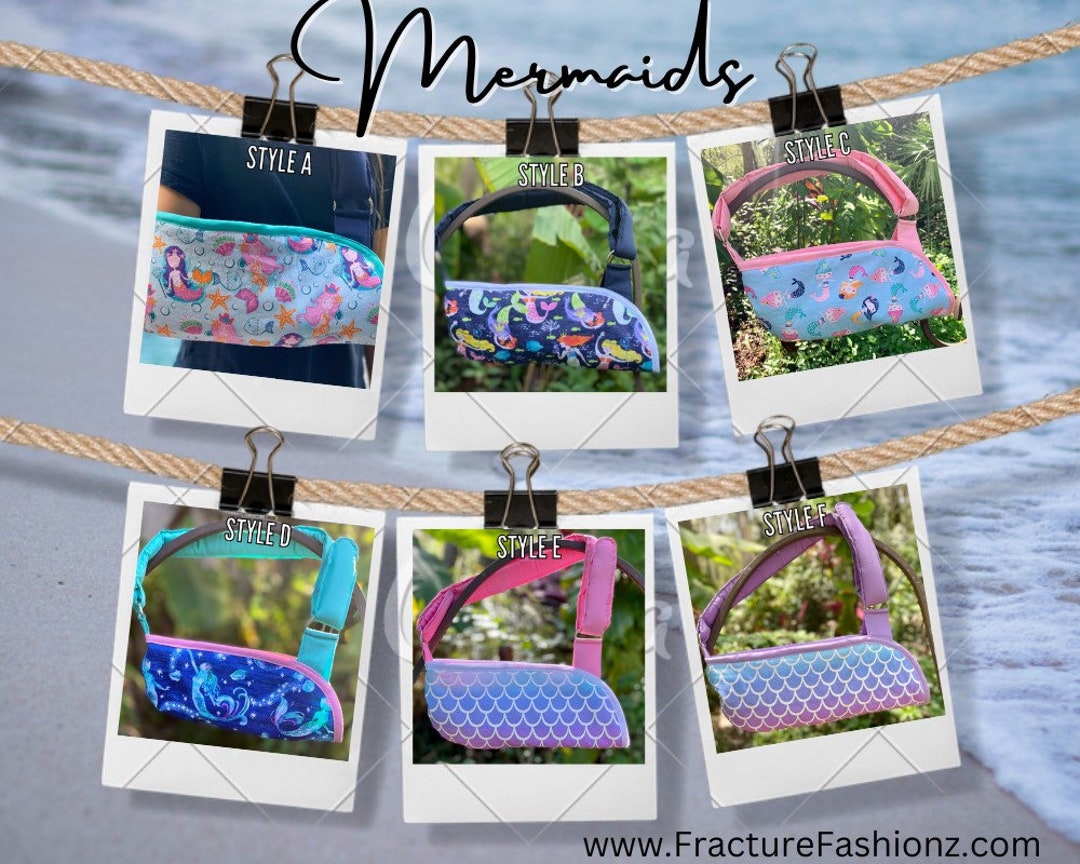 Mermaid Arm Sling Child Arm Sling Adult Arm Sling Youth Arm Sling Etsy