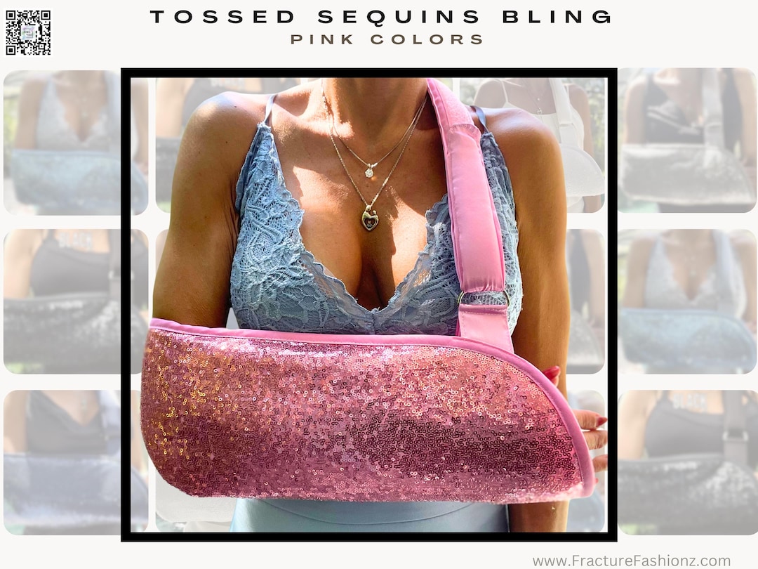 Pink Sequin Mini Versa Bag with Face Mask Pink Sequin Mini Versa Bag with Face Mask