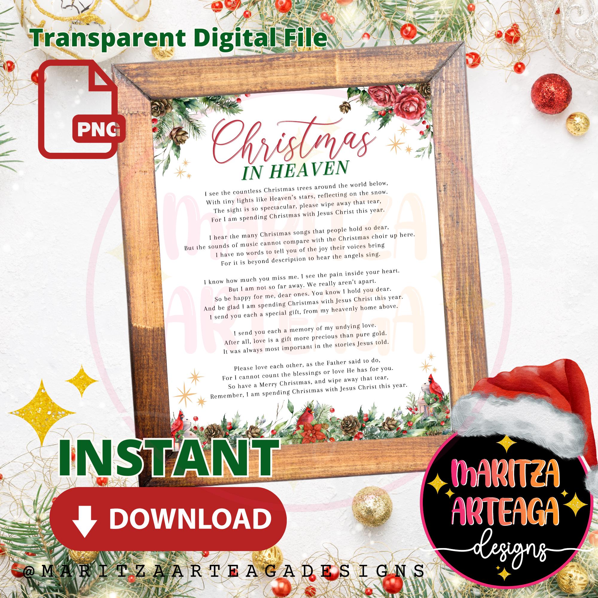 christmas-in-heaven-poem-printable-etsy for Free Printable Christmas In Heaven Poem Printable Christmas in Heaven Poem Printable - Etsy for Free Printable Christmas In Heaven Poem Printable
