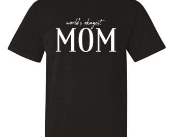 World's Okayest Mom T-Shirt, Funny Mother's Day Tee