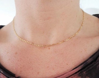 Collana Unisex Catena Maglia Fune Piena In Oro Giallo 48 Cm - Foto 2