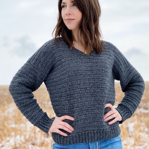 The Pemberley Pullover PDF DIGITAL DOWNLOAD Crochet Pattern - Etsy