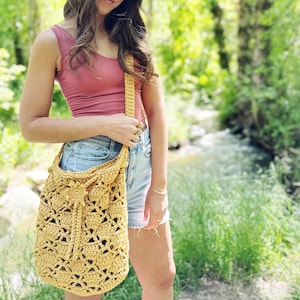 The Sunny Cinch Satchel PDF DOWNLOAD au crochet, motif au crochet, joli motif de sac au crochet d'été, sac à main au crochet, sac de soleil au crochet
