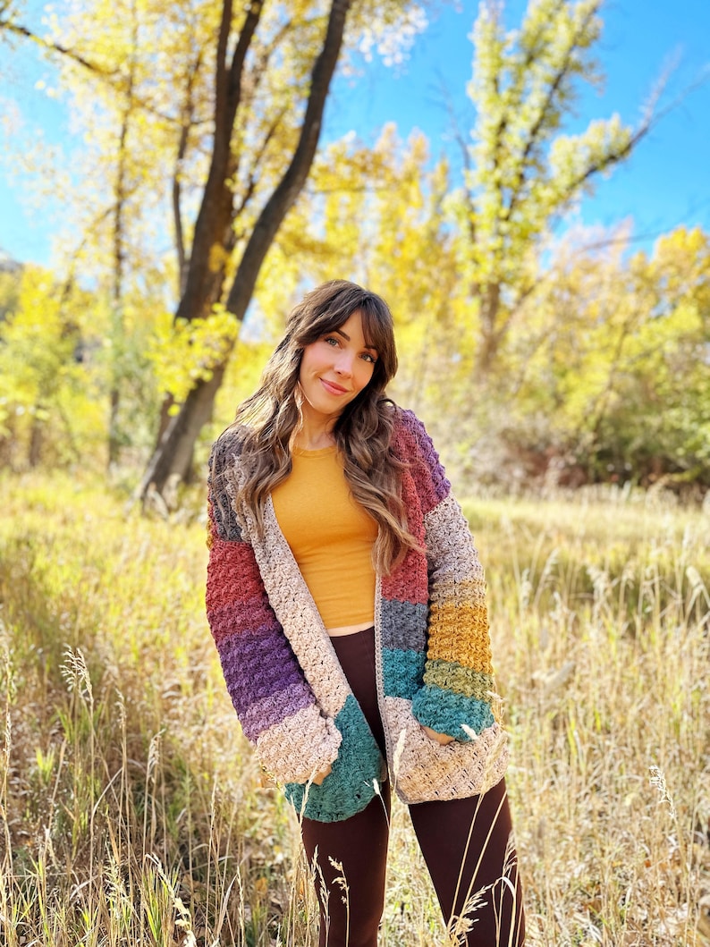 echoes crochet cardigan, crochet sweater, pdf pattern, long mandala cardigan design, easy crochet sweater, cozy and comfy sweater, download, crochet tutorial, evelynandpeter, crochet clothes, how to crochet, oversized sweater pattern, lion brand yarn