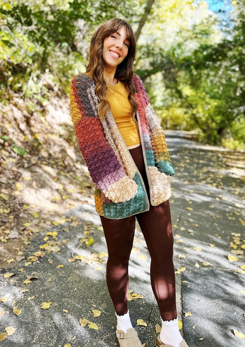 echoes crochet cardigan, crochet sweater, pdf pattern, long mandala cardigan design, easy crochet sweater, cozy and comfy sweater, download, crochet tutorial, evelynandpeter, crochet clothes, how to crochet, oversized sweater pattern, lion brand yarn