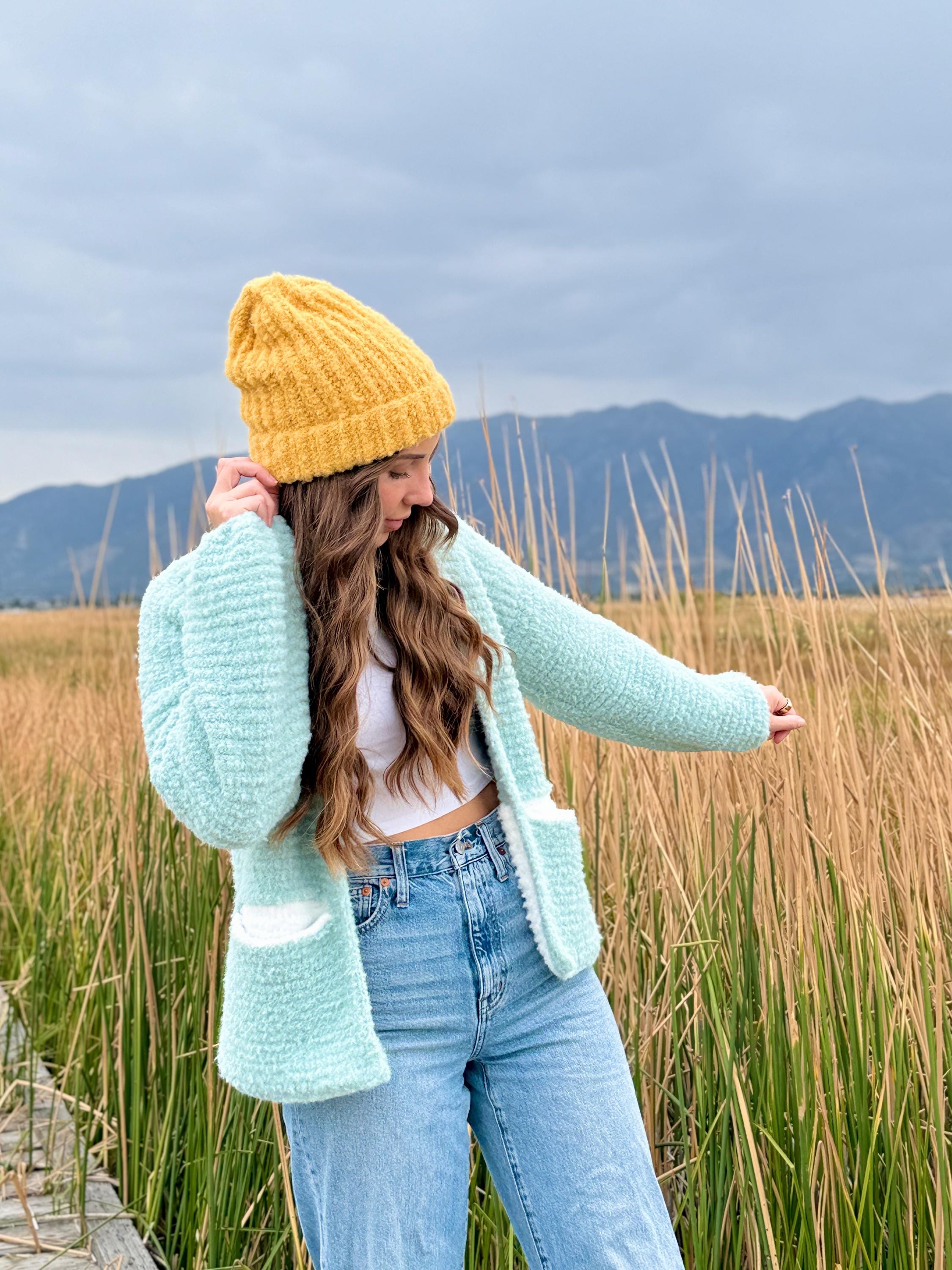 Daisy Daydream Cardigan and Bonus Beanie PDF DIGIAL DOWNLOAD