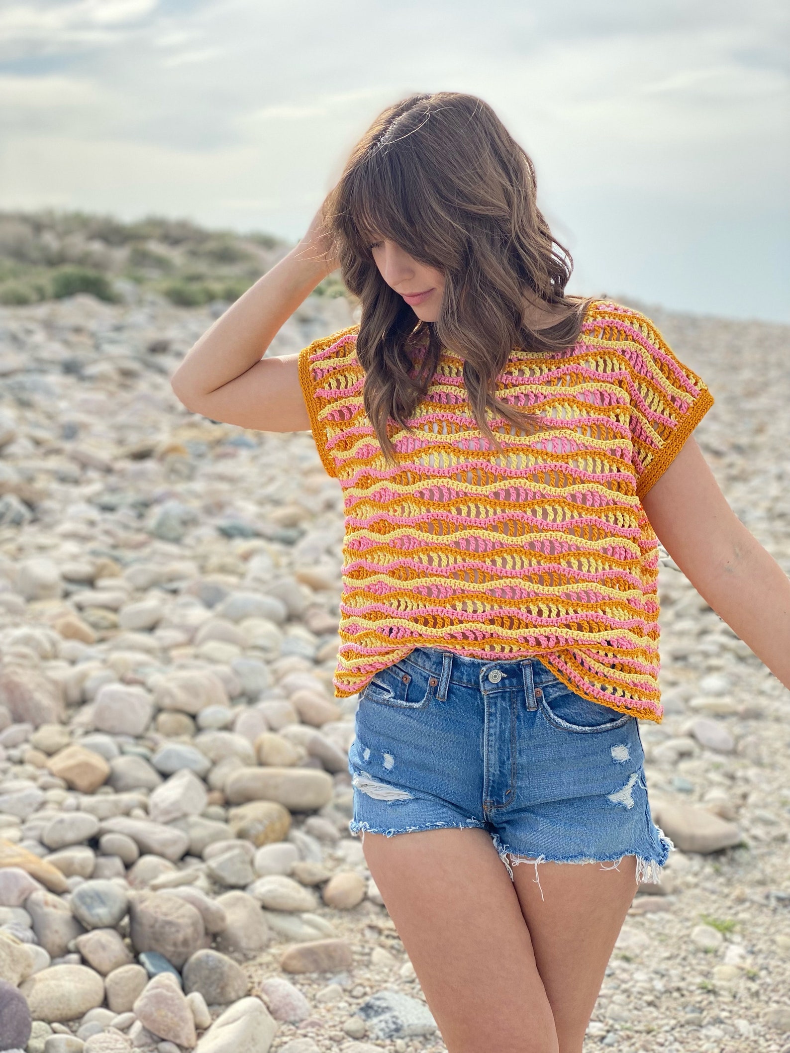 The Electric Sun Tee PDF DIGITAL DOWNLOAD Crochet Pattern Etsy