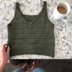 The Charlie Tank PDF DIGITAL DOWNLOAD Crochet Pattern, Women's Crochet ...