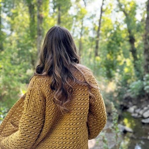 The Maeve Cardigan PDF DIGITAL DOWNLOAD Crochet Pattern, Women's Crochet Sweater Pattern With