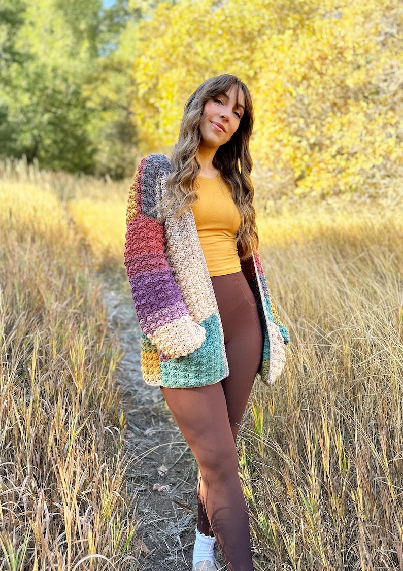 echoes crochet cardigan, crochet sweater, pdf pattern, long mandala cardigan design, easy crochet sweater, cozy and comfy sweater, download, crochet tutorial, evelynandpeter, crochet clothes, how to crochet, oversized sweater pattern, lion brand yarn