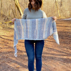 The Dotted Wrap PDF DIGITAL DOWNLOAD Crochet Pattern, Crochet Wrap Pattern, Crochet Shawl Pattern, Beginner Crochet Scarf, Spring wrap