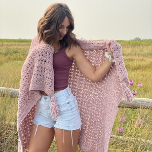The Thistle Throw PDF DIGITAL DOWNLOAD Crochet Pattern, Cozy Velvet Crochet Throw Blanket Pattern, Beginner Crochet Blanket Pattern image 4