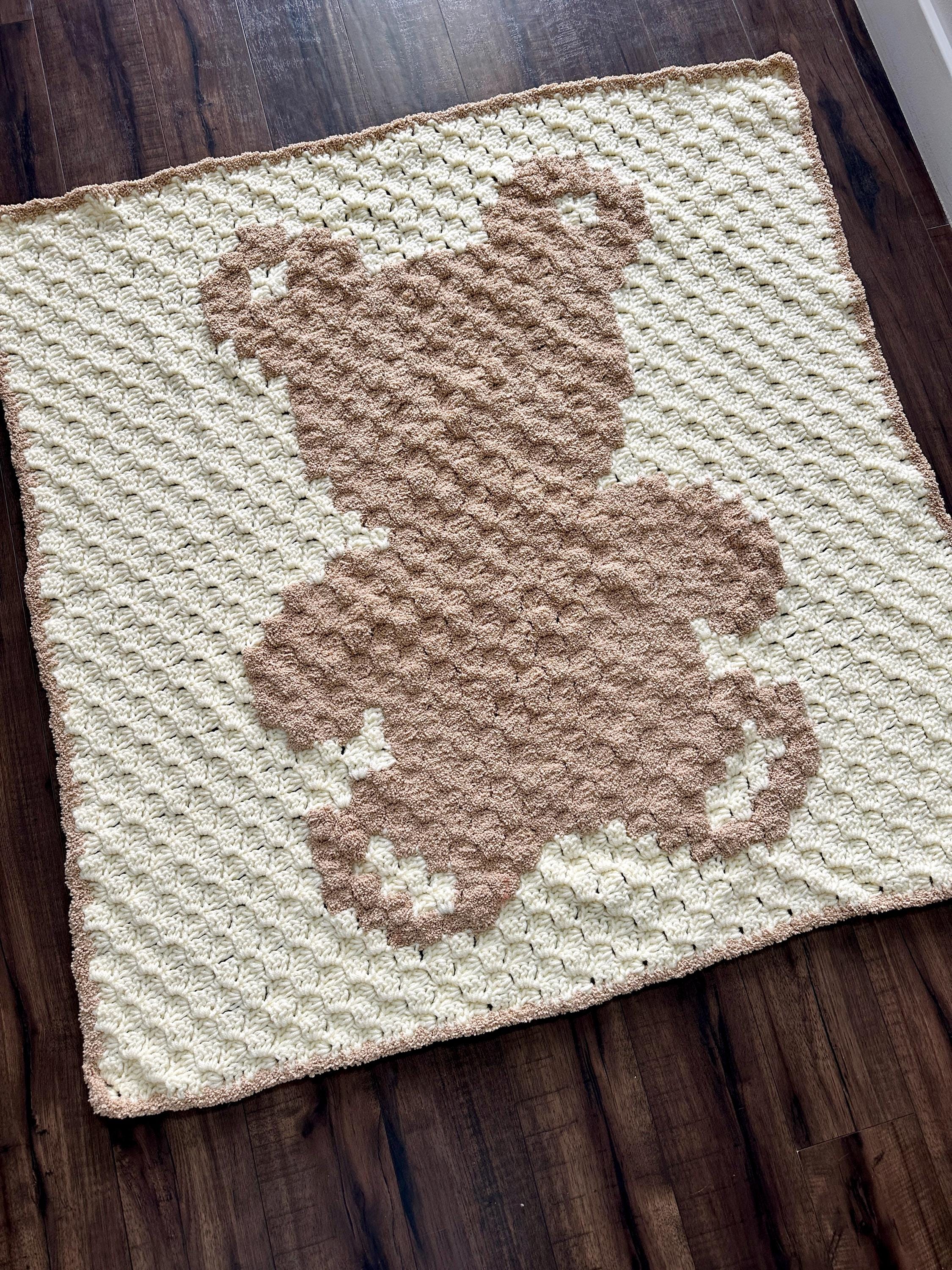 30 Teddy Bear Blanket Crochet Patterns for Cozy Baby Gifts, Loveys, and Keepsake Afghans 32 Teddy Bear C2C Baby Blanket Pattern