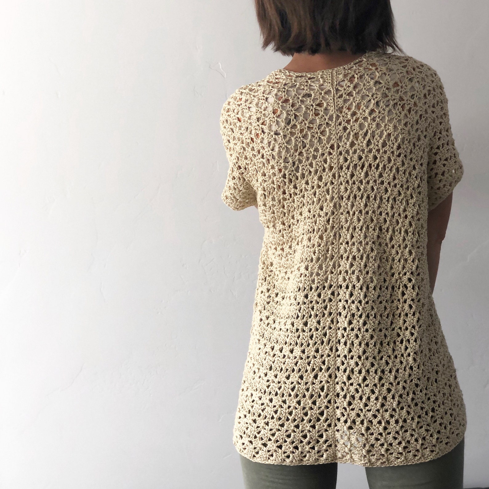 The Wisteria Cardigan PDF DIGITAL DOWNLOAD Crochet Pattern Etsy